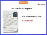 滬教牛津版（六三制）英語(yǔ)八下 Unit 7 《The unknown world 》  第5課時(shí)More practice 課件+教案+分層練習(xí)（含答案）