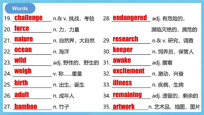 人教版英语八下 Unit 7 what's the highest mountain in the world？单元复习课件第5页