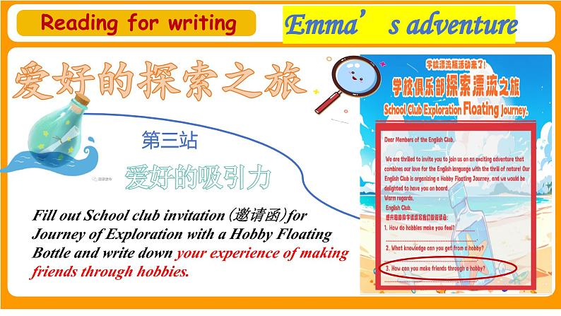 新外研版初中英语七上Unit2Presenting ideasReading for writing课件第2页