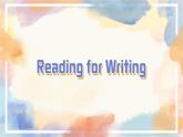 新外研版初中英语七上Unit3 Reading for writing课件