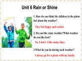 Unit 6 Rain or Shine（第1課時）Opening page-Section A（1a-1d） - 七年級英語下冊 同步教學課件+同步練習（人教版2024）