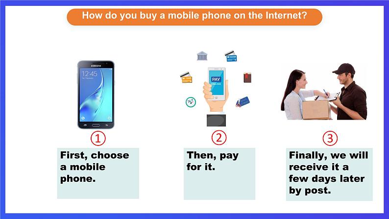 外研版(新标准)英语七下 Module 5 Unit 2《You can buy everything on the Internet》课件第7页