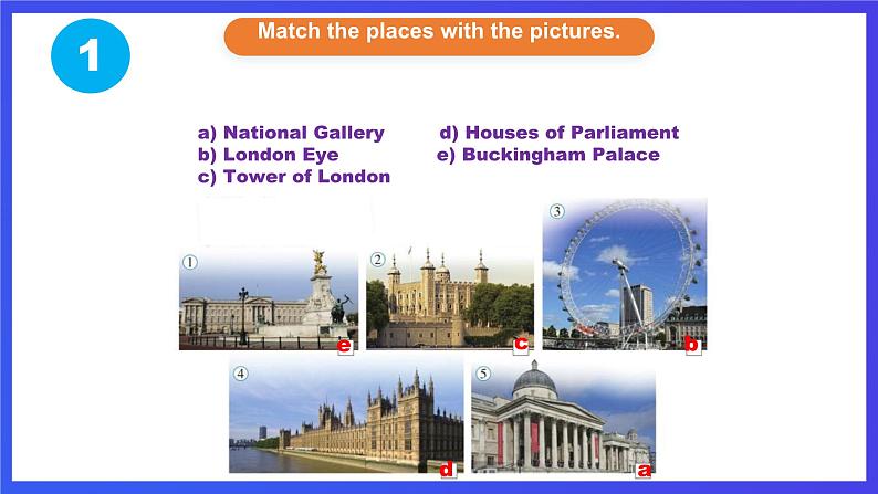 外研版(新标准)英语七下 Module 6 Unit 2《The London Eye is on your right》课件第8页