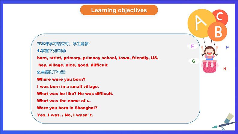 外研版(新标准)英语七下 Module 7 Unit 1《I was born in a small village》课件第2页