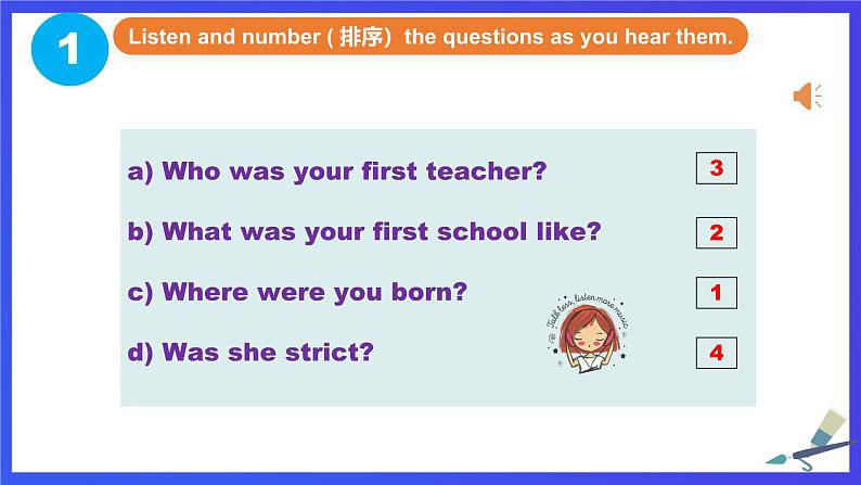 外研版(新标准)英语七下 Module 7 Unit 1《I was born in a small village》课件第6页