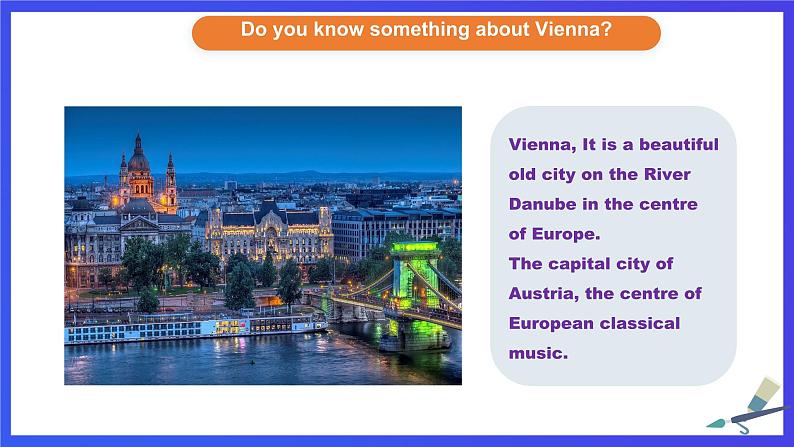 外研版(新标准)英语七下 Module 12 Unit 2《Vienna is the centre of European》课件第6页