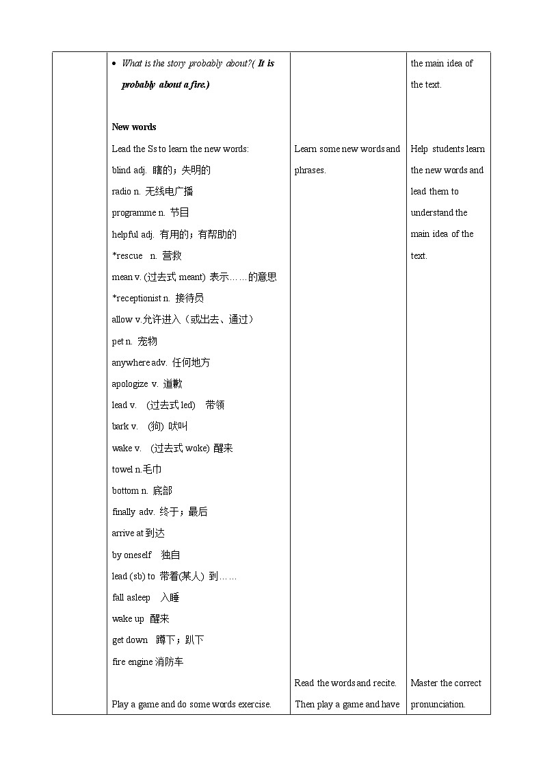 沪教牛津版（六三制）英语七下 Unit 3 《Our animal friends 》第1课时Reading I教案第2页