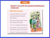 滬教牛津版（六三制）英語(yǔ)七下  Unit 6 《Electricity》 第2課時(shí)Reading II & Listening 課件+教案+分層練習(xí)（含答案）+音視頻