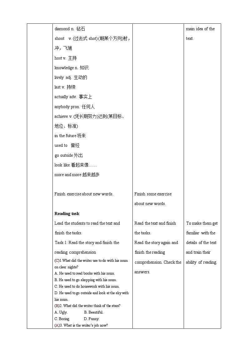 沪教牛津版（六三制）英语七下 Unit 8 《Collecting things 》  第1课时Reading I教案第3页