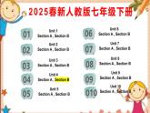 人教版2024七年级下册英语U4 B单词 课件