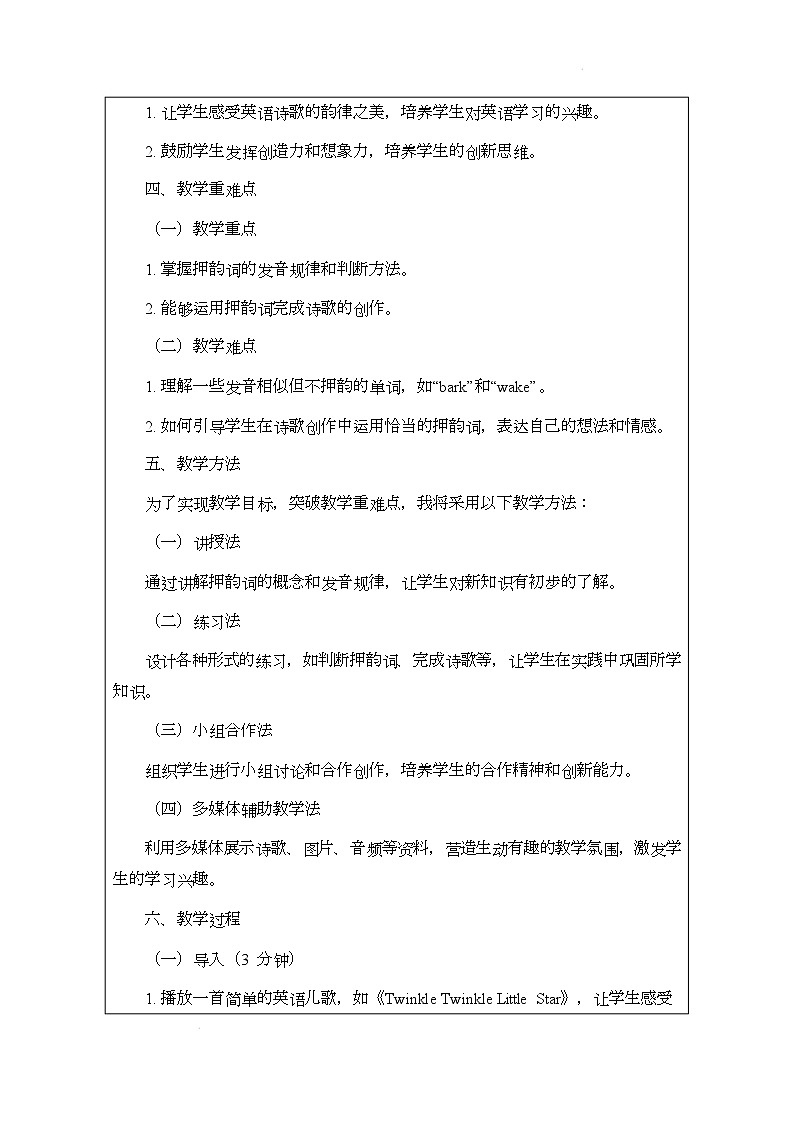 译林版（2024）初中英语七年级下册 Unit 5 Animal friends Pronunciation 说课稿第2页