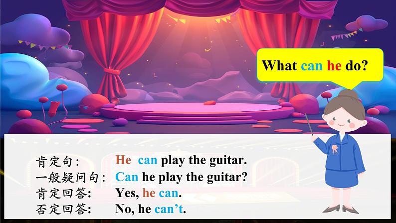 Unit5 Fun Clubs!  SectionA  Grammar focus第7页