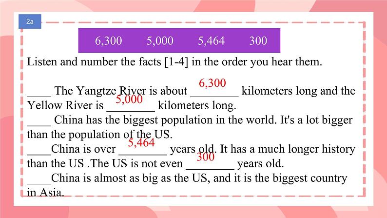 人教版（2024）八下英语Unit 7 What’s the highest mountain in the world？Section A 课件第7页