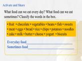 【核心素养】北师大版英语七年级下册 Unit 2 Food and Health  Lesson 3  Eat Well! 同步课件+同步练习