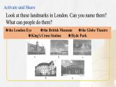 【核心素养】北师大版英语七年级下册 Unit 4  Landmarks  Lesson 2 Exploring London 同步课件+同步练习
