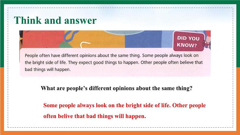 【公开课听说课件】Unit 1 The secrets of happiness Developing ideas Listening&speaking 新教材2025外研版七下英语第6页