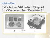【核心素养】北师大版英语七年级下册 Unit 2  Food and Health  Lesson 1 Lunchtime 同步课件+同步练习