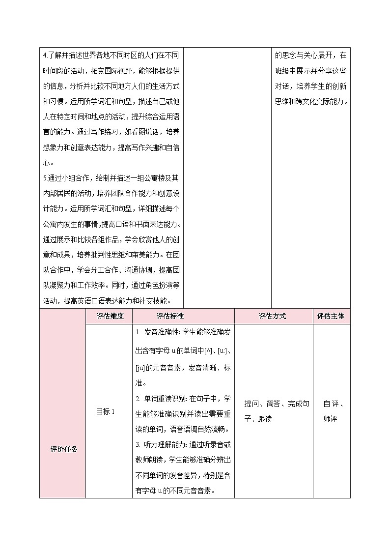 人教版（2024）英语七年级下册 Unit 5 Here and Now 第二课时 Pronunciation-Section A 2a-2e （教学设计）第3页