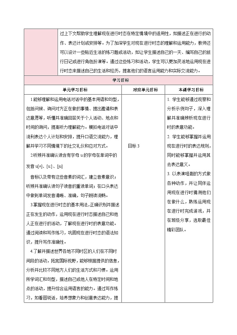 人教版（2024）英语七年级下册 Unit 5 Here and Now 第三课时Grammar Focus（教学设计）第2页