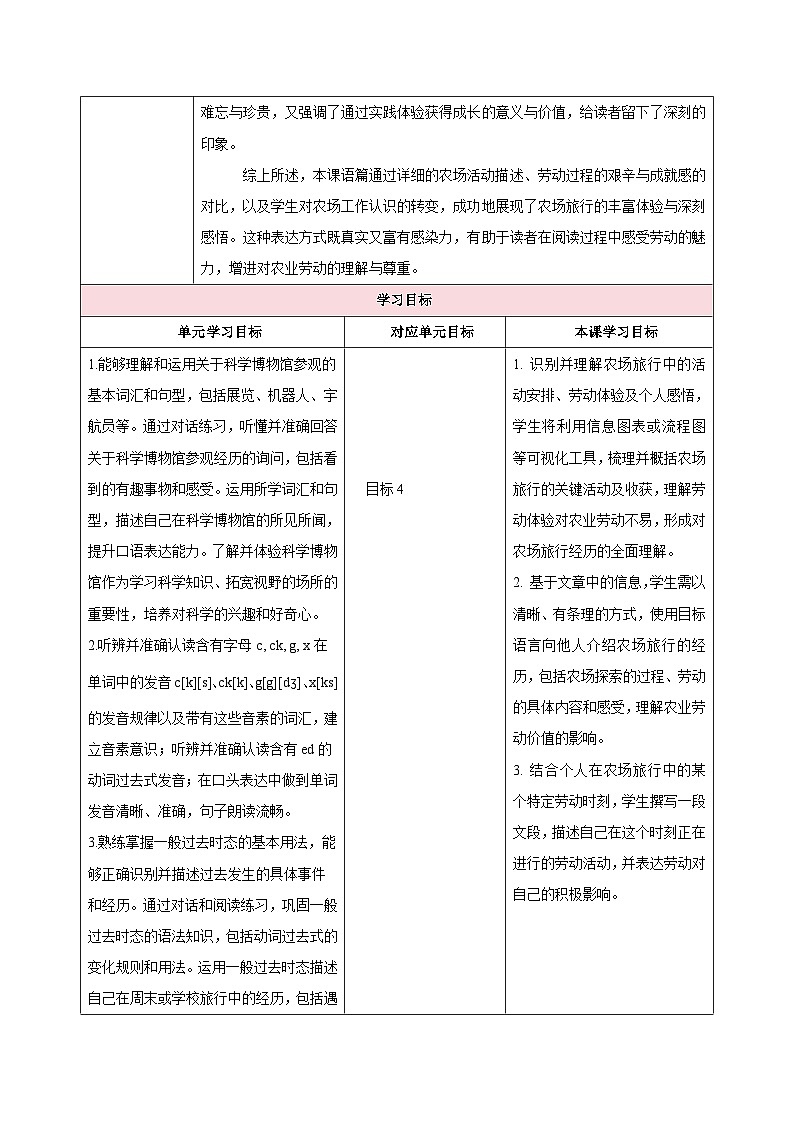 人教版（2024）英语七年级下册 Unit 7 A Day to Remember 第四课时Section B 1a—1d （教学设计）第2页