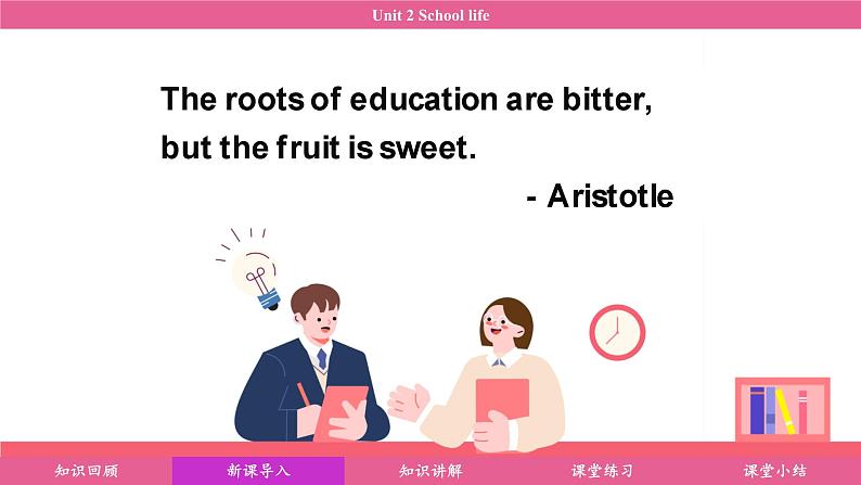 Unit 2 School life（课件）2024-2025学年冀教版七年级英语下册第4页