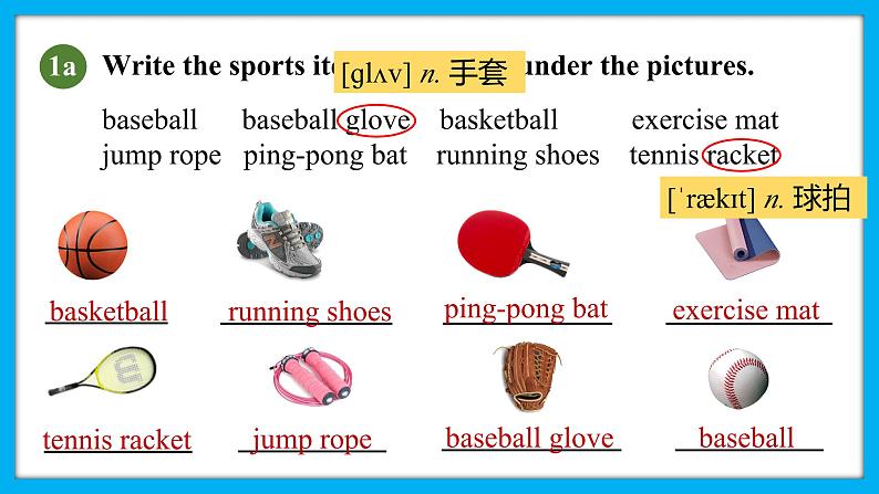 Lesson 1 Section A (1a-1d)+pronunciation第8页