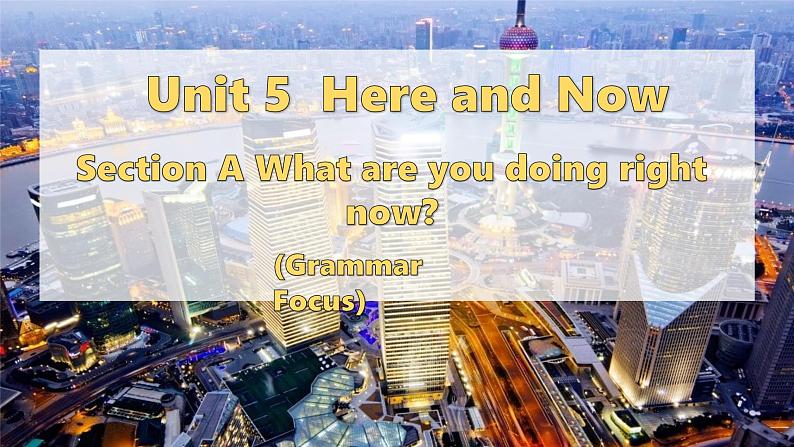 Lesson 3 Section A Grammar Focus第1页