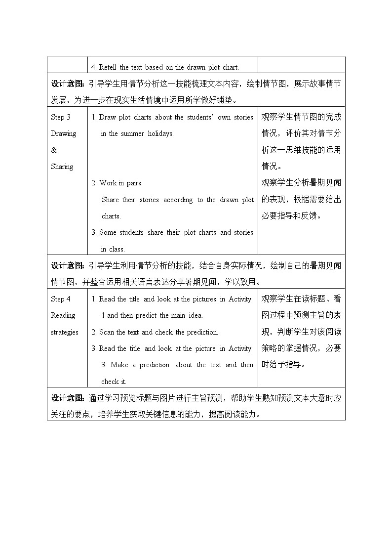 仁爱科普版（2024）七年级英语下册教案 Unit 10 Lesson 3 Thinking Skills and Reading Strategies第3页