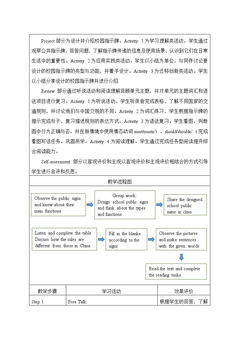 仁爱科普版（2024）七年级英语下册教案 Unit 11 Lesson 8 Project and Review第2页