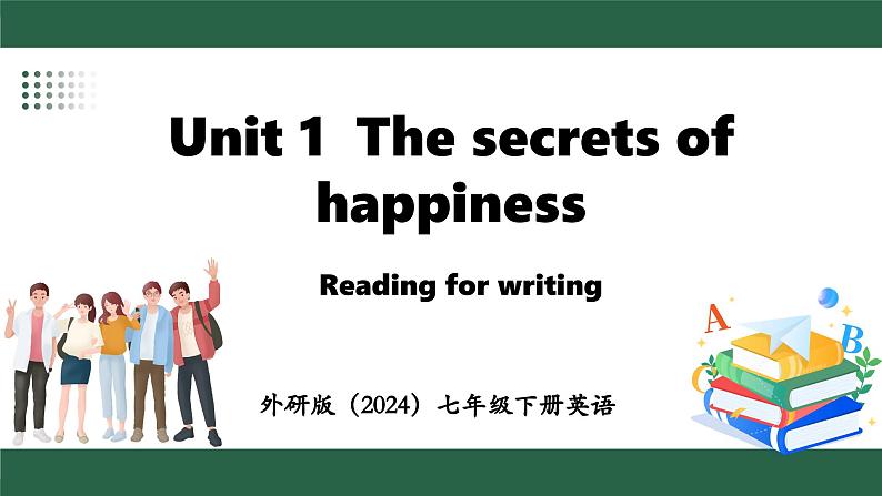 Lesson 4 Reading for writing第1页