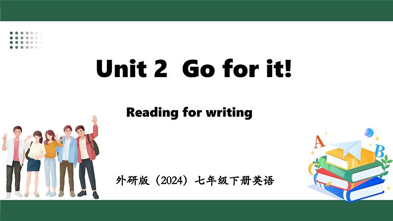 Lesson 4 Reading for writing第1页