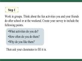 外研版（2024）英語七年級下冊 Unit 4  The art of having fun Presenting ideas+Reflection（課件）