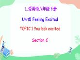 Unit  5  Topic 1 You look excited Section C（課件）仁愛科普版英語八年級下冊