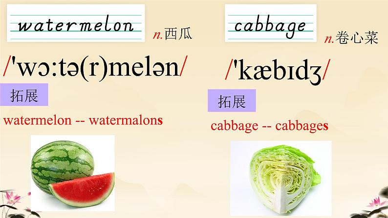 Unit 4 Eat Well Words（课件）人教版（2024）英语七年级下册第4页