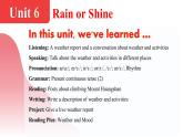 2024年人教版英語七年級(下) - Unit 6  Rain or Shine 單元復(fù)習(xí)課件