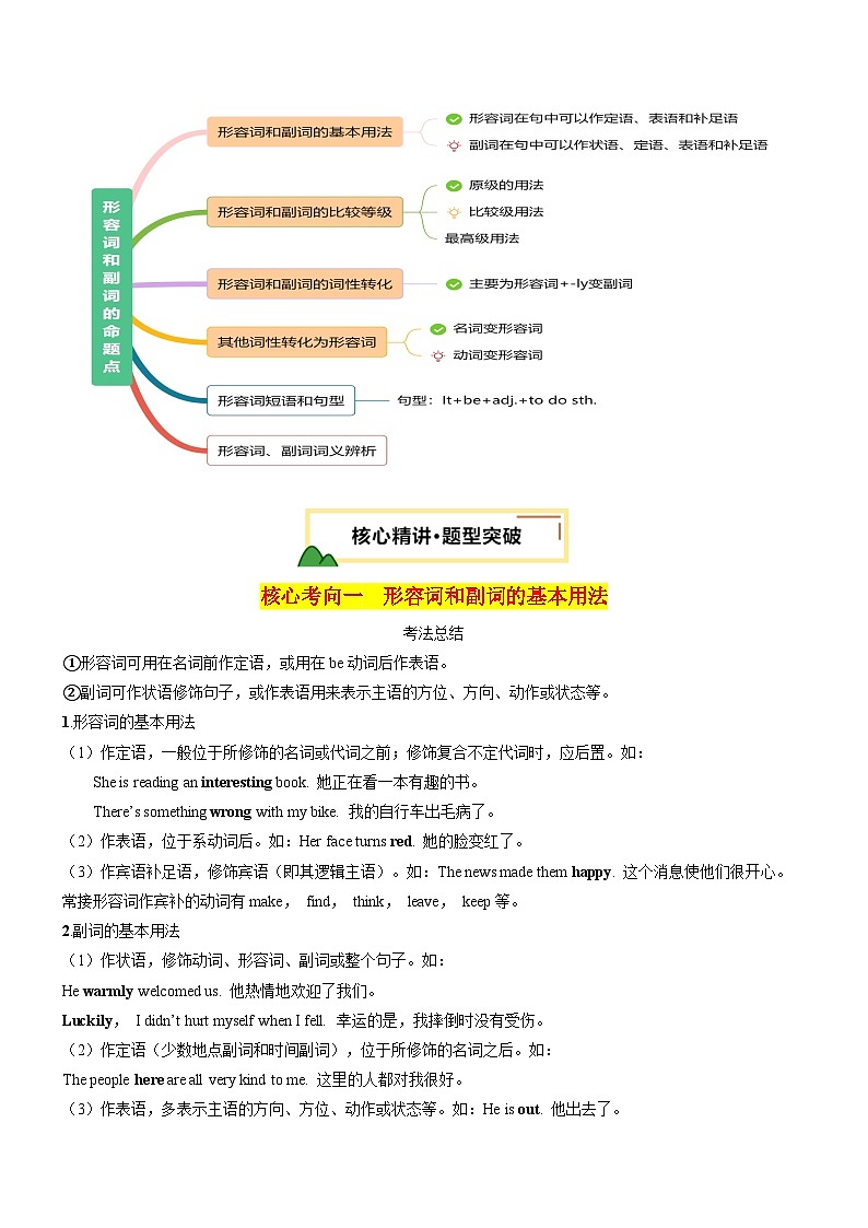专题05 形容词和副词-2025年中考英语二轮复习讲练（浙江专用）（原卷版）第2页