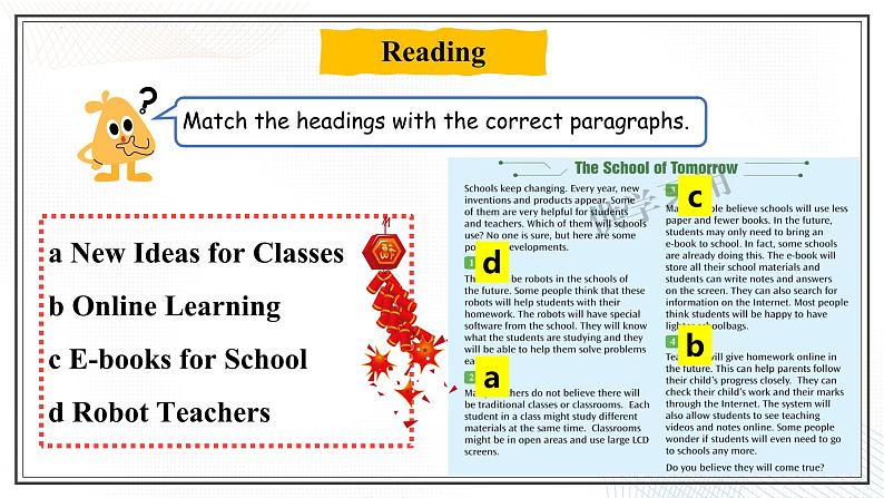 Unit 1 Technology and the Future Lesson 1 Schools of the Future（课件）- 2024-2025学年八年级英语下册（北师大版）第6页