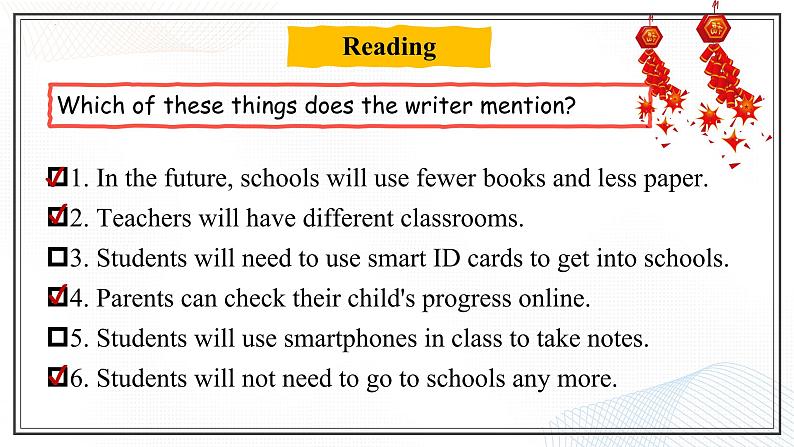 Unit 1 Technology and the Future Lesson 1 Schools of the Future（课件）- 2024-2025学年八年级英语下册（北师大版）第7页