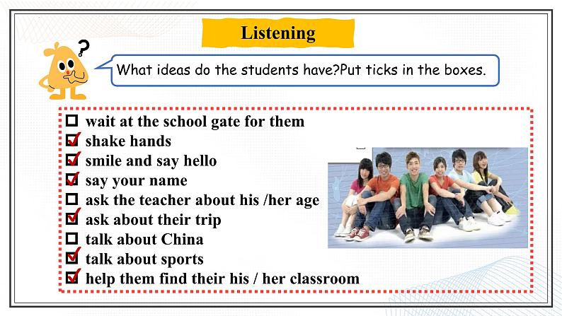 Unit 2 Communication  Lesson 5 Meeting People（课件）- 2024-2025学年八年级英语下册（北师大版）第4页