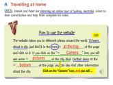 牛津譯林版初中英語八年級下冊 U3  online tours Integrated skills 課件