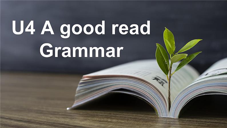 牛津译林版初中英语八年级下册 U4  A good read Grammar 课件第1页