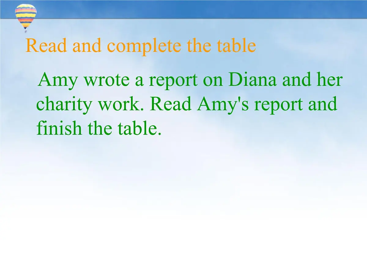 牛津译林版初中英语八年级下册 U7 international charities task 课件第8页