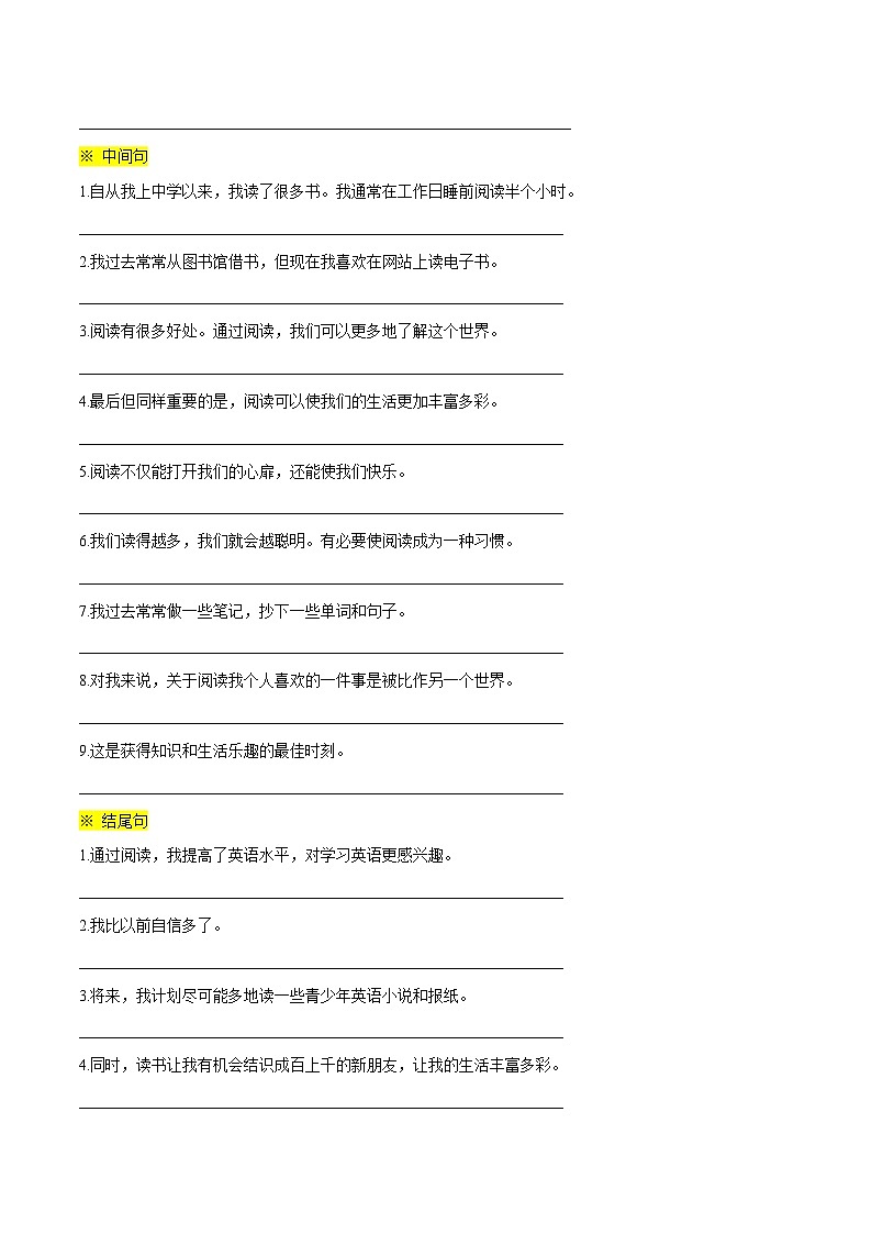 Unit 4 A good read-【同步写作课】2023-2024学年八年级英语下册单元写作深度指导（牛津译林版）（学生版）第3页