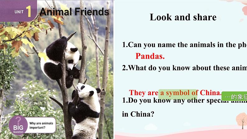 Unit 1 Animal Friends Section A 1a-1d+pronunciation （课件）人教版（2024）英语七年级下册第3页