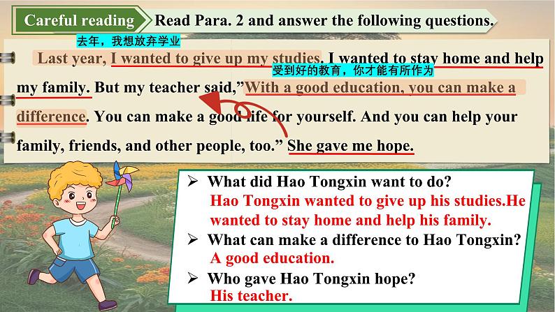 Unit2 Lesson 3 Making a difference 课件第7页