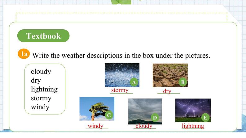 人教版初中英语七下Unit 6 Section A (1a-1d) 课件第7页