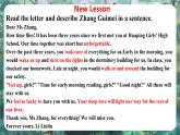 Unit 2 Lesson5 A thank-you letter - 初中英语七年级下册 同步教学课件+同步练习（冀教版2024）