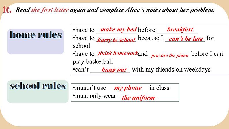 Unit 2   No Rules，No Order Section B How can rules课件第8页