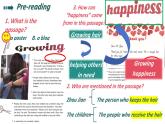 【新課標(biāo)公開課】Unit1 The secrets of happiness Developing ideas Reading for writing 2025新外研版七下英語(yǔ)課件