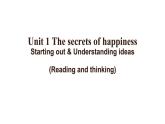 【新課標(biāo)公開課】Unit1 The secrets of happiness Understanding ideas Reading and thinking 2025新外研版七下英語(yǔ)課件
